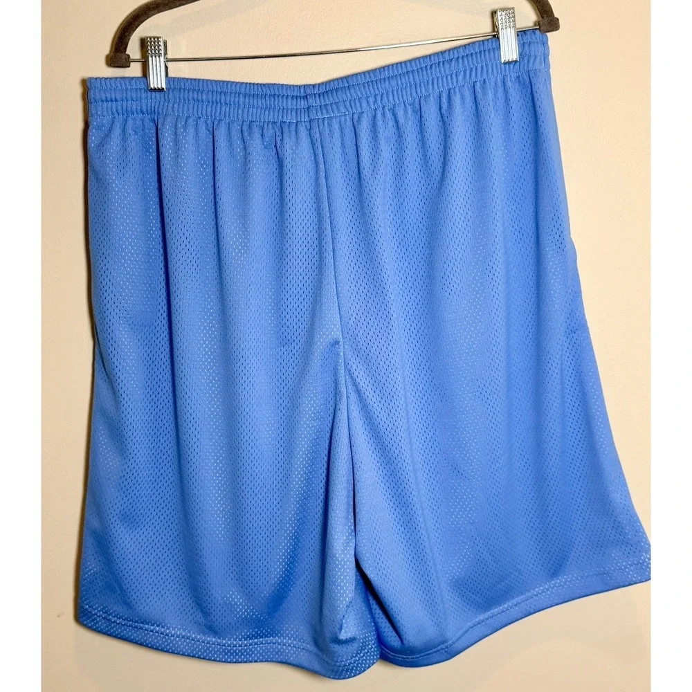 Denim Tears University Blue Mesh Shorts Mens XL SS25BRS1116 Light Blue